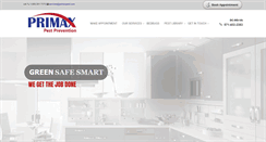 Desktop Screenshot of primaxpest.com